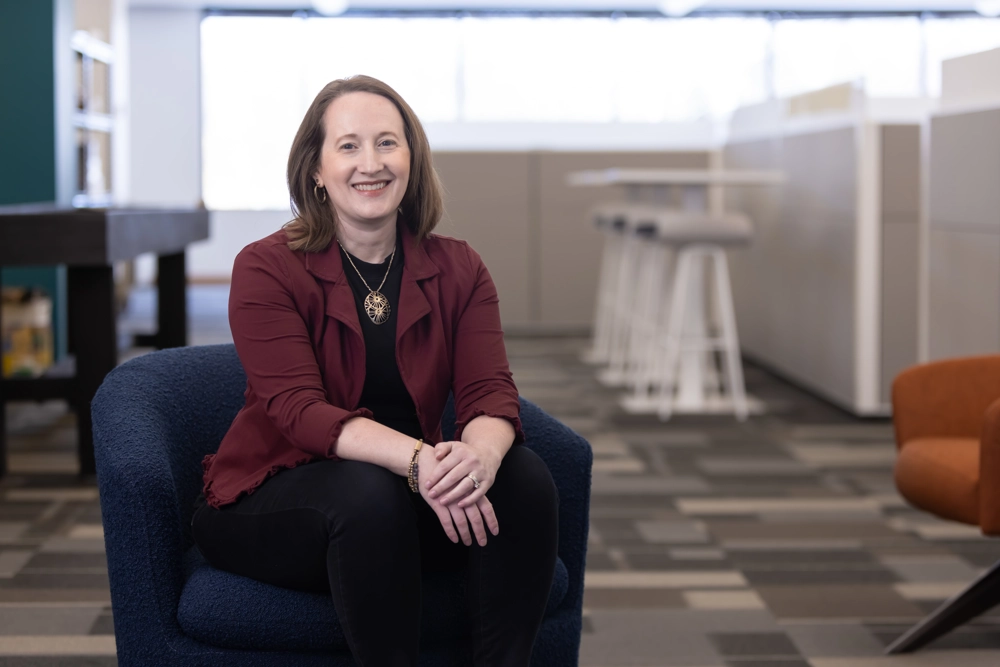 portrait of a smiling person in business attire